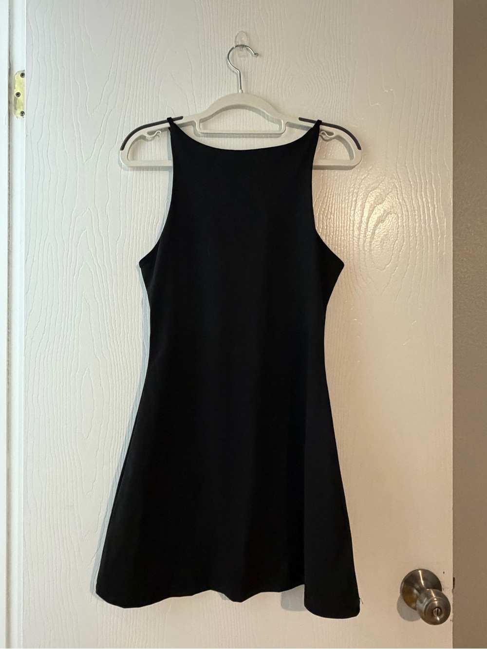 Forever 21 Black Sleeveless High-Neck Mini Dress